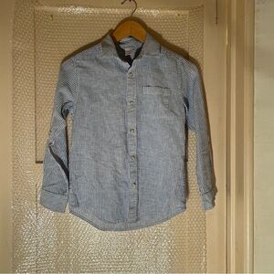 Gymboreee Striped Long Sleeve Button-Up Shirt Size 10